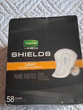 Depend Shields Light for Men 58 Ct
